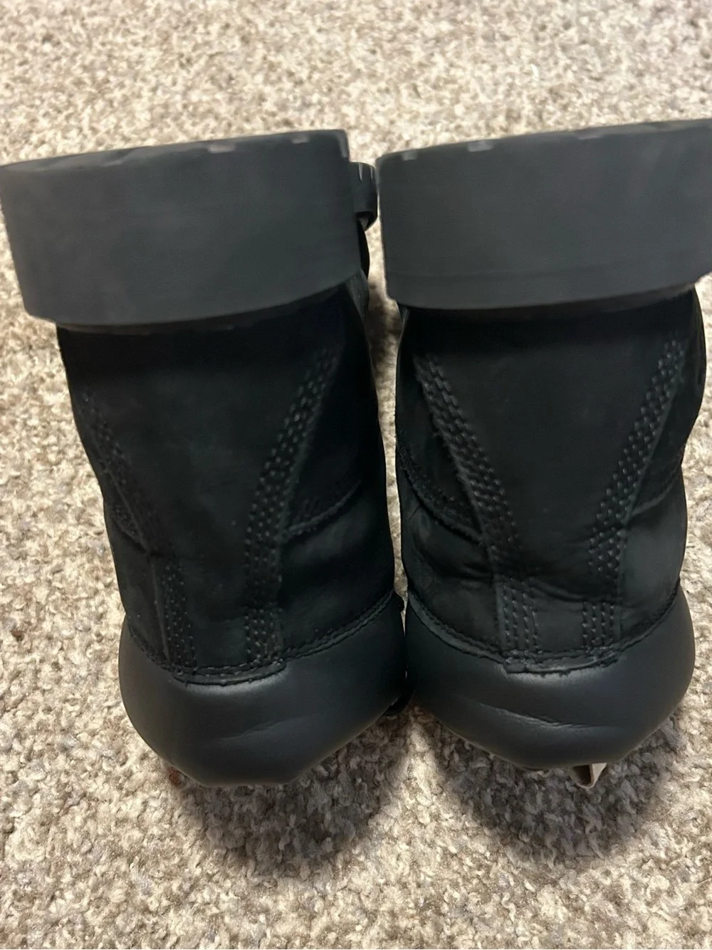 Timberland Kid’s Black Premium Lace-Up Work Boots